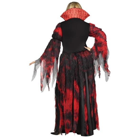 Womens Halloween Contessa Vampire Scary Costume - Picture 2 of 5